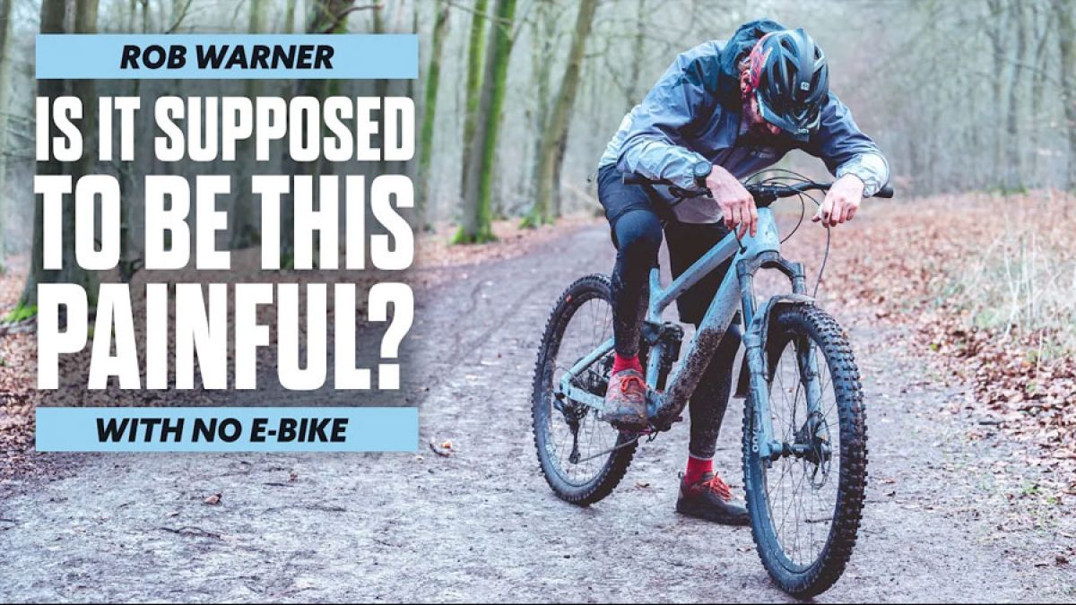 Video: Rob Warner's hilarious & painful first non E-MTB Ride in over a year!
