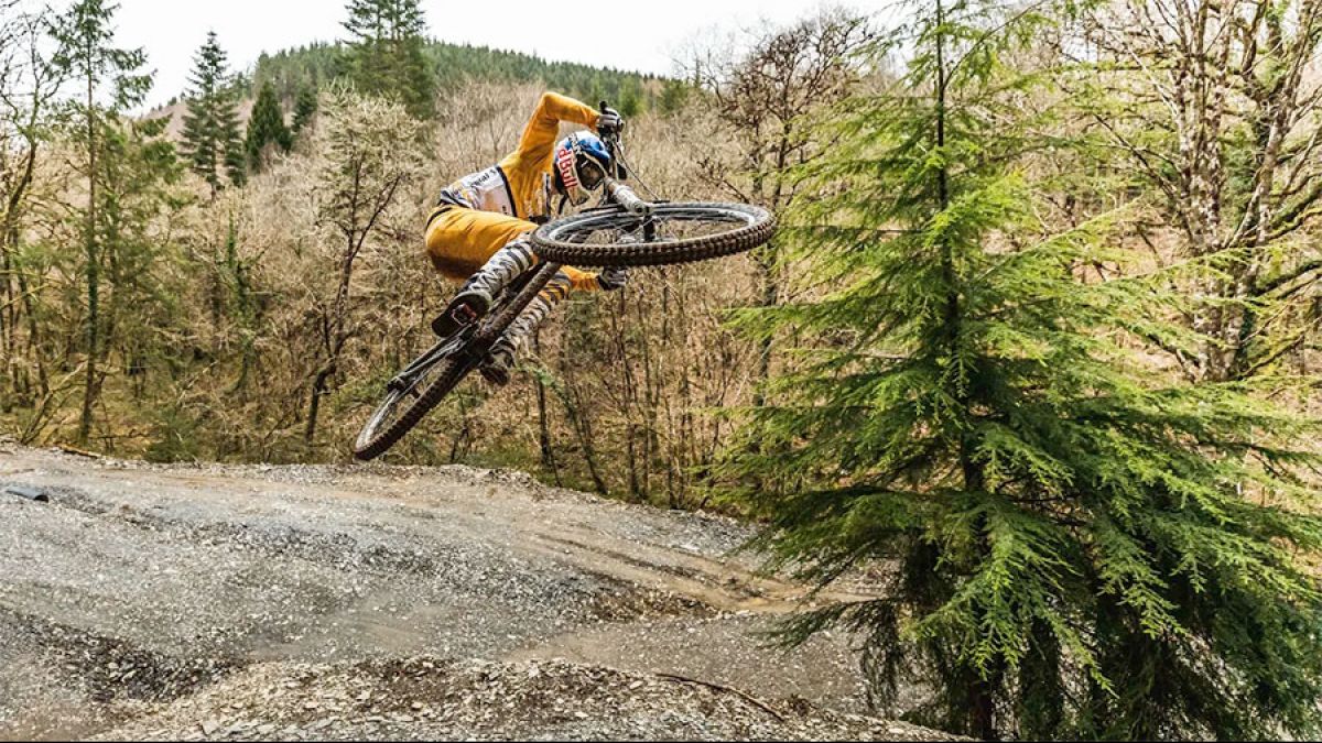 Watch: Gee Atherton finding the most insane gaps possible!