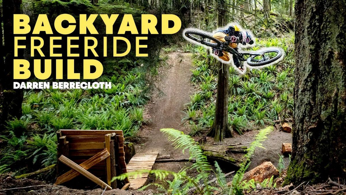 Video: Building a WILD Freeride MTB Line - Darren Berrecloth