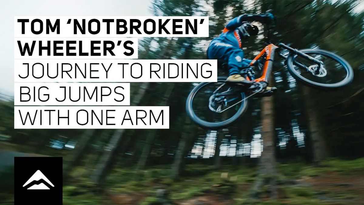 Watch: Sending the Vision Line at Revolution Bike Park with one arm