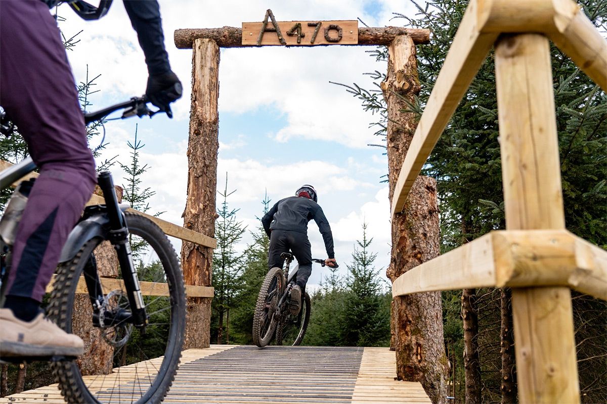 Bikepark Wales' Iconic A470 Jump Line Re-Opens