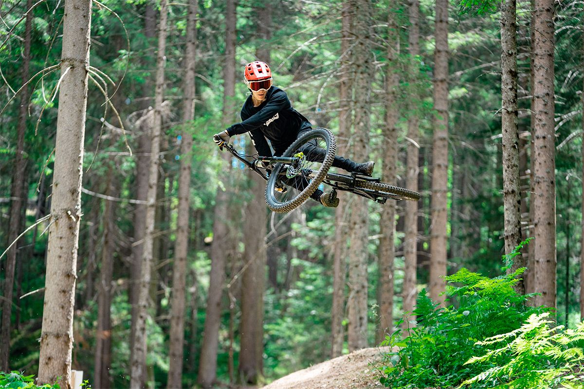 Treasure hunt with Gabriel Wibmer at Bikepark Lienz