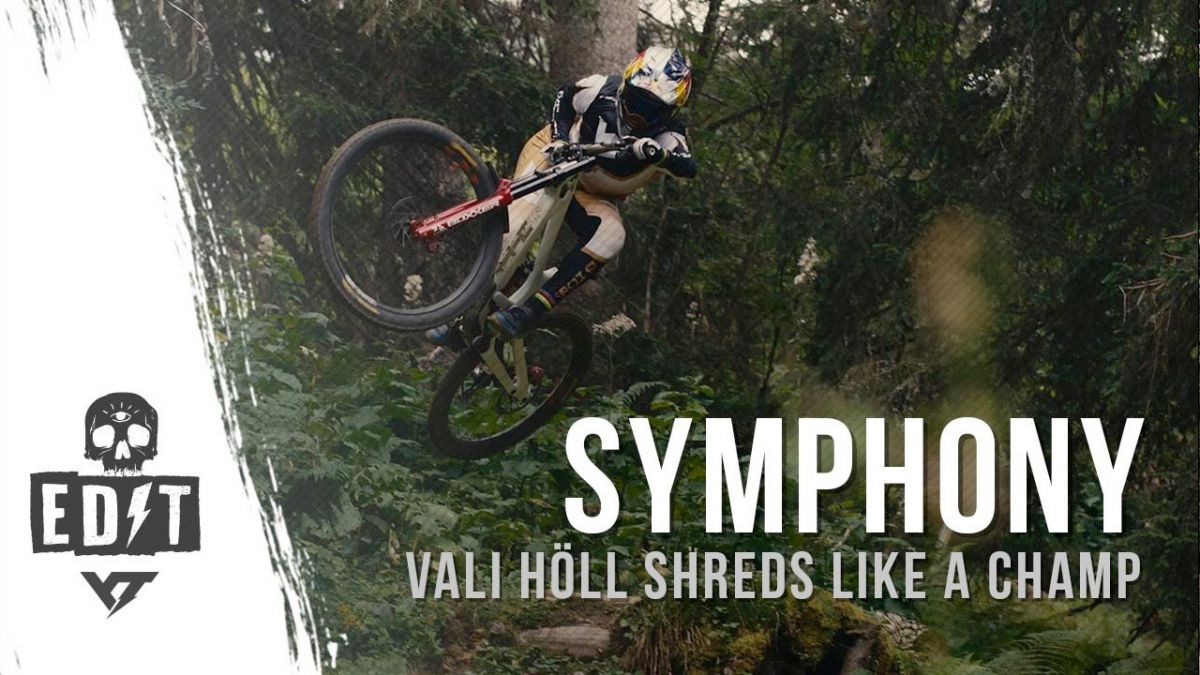 Watch: World Champ Vali Höll shredding like a champ at Bikepark Morgins
