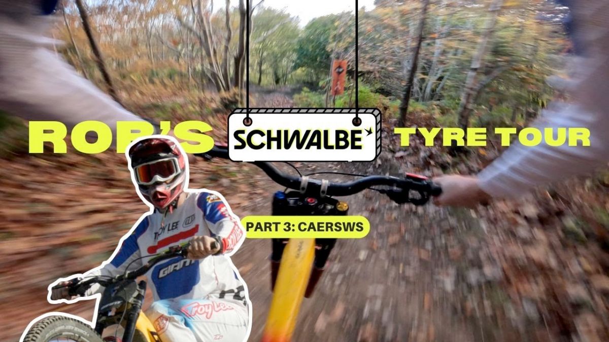 Watch: Rob Warner is back on the DH bike at one of the best UK Downhill National Tracks