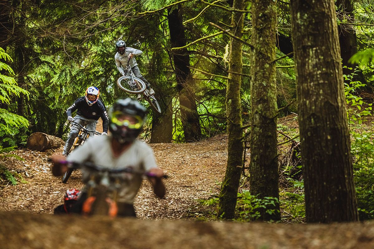 Dyfi Bike Park open their seventh Red Trail, Third Degree Berms