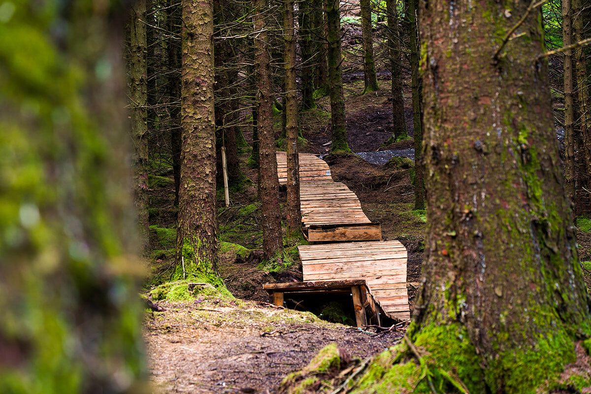 BikePark Wales launches NEW full top to bottom red tech trail!