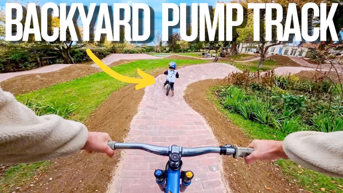 Watch: Matt Jones builds the ultimate backyard pump track!!