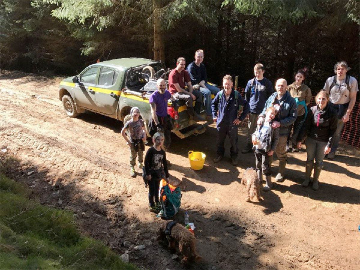 New black graded trail project at Glentress is go!