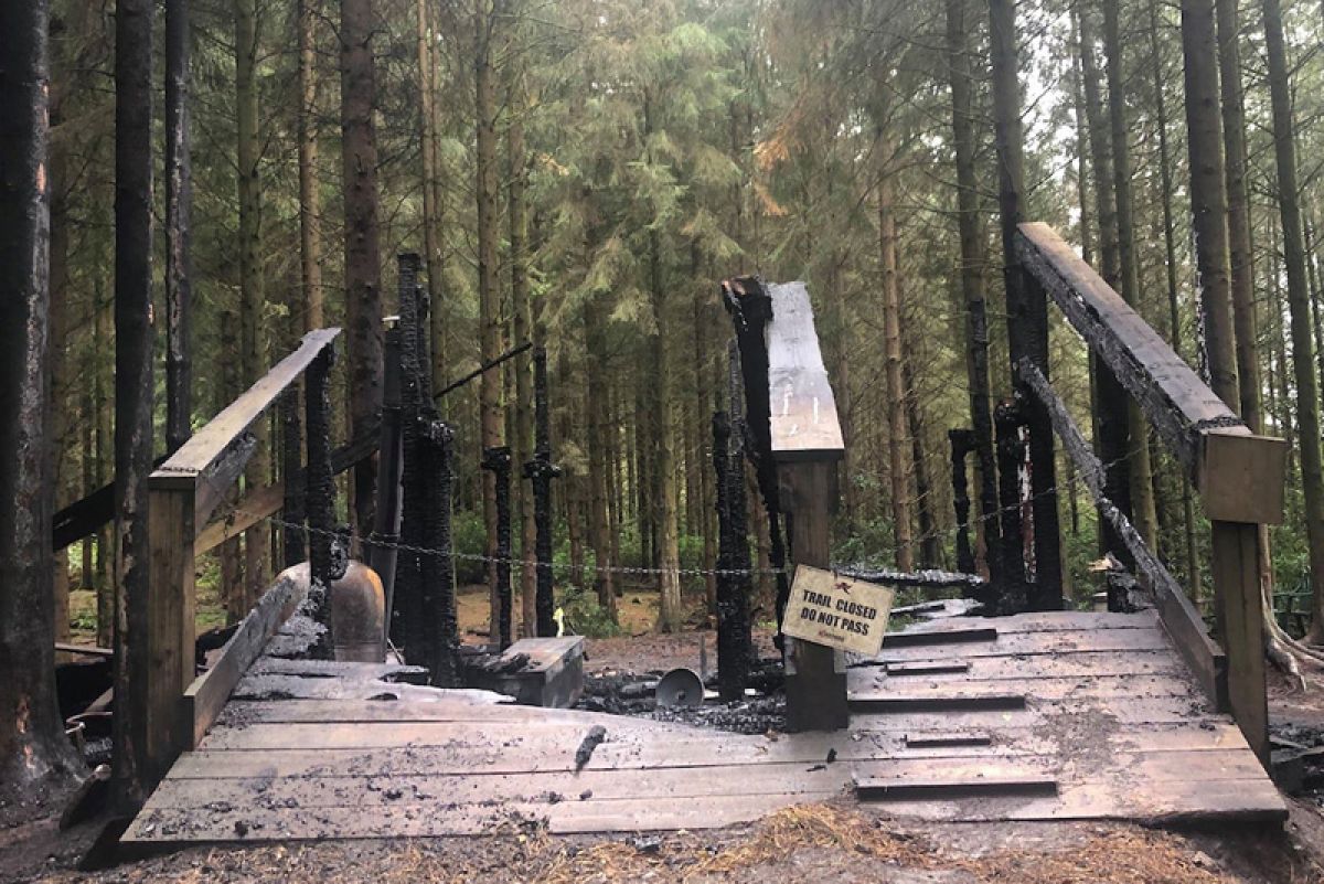 Wind Hill Bike Park Hit By Suspected Arson Attack