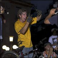 Paul Basagoitia wins first Red Bull District Ride 2006 in Catania, Italy