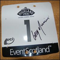 Want to win Greg Minaar's signed original number one plate?