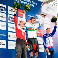 Roger Rinderknecht wins the silver medal at the 4X World Championships