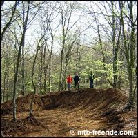 Improved trails at Blandford Freeride Park