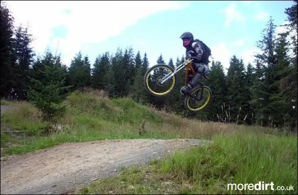 Me on the Freeride section at Glentress