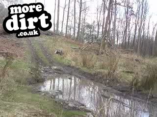 massive puddle, didnt realise how deep it was till