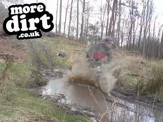 being baptized in mud