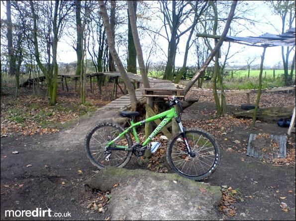 this is just my bike in front of the small drop of