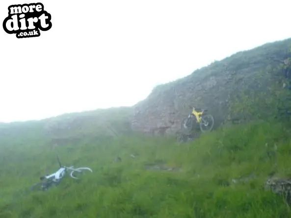 the drop i hit on a norco hardtail & on my team sa