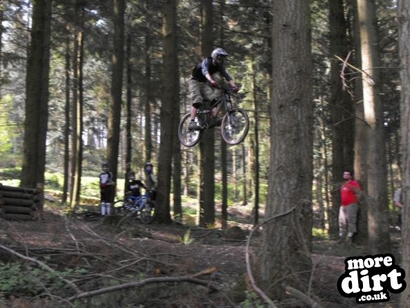 Me hitting the 33ft in haldon freeride area