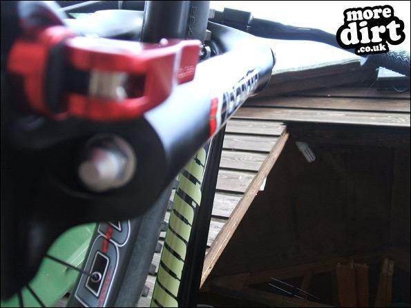 This is my very artistic picture of my new bike!!!