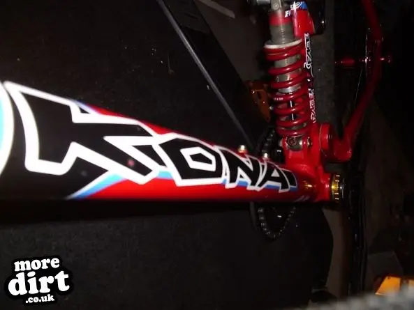 The 1999 Kona Stab Frame. Shame about the shock. W