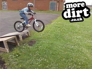 my lad... he really got going on this jump 