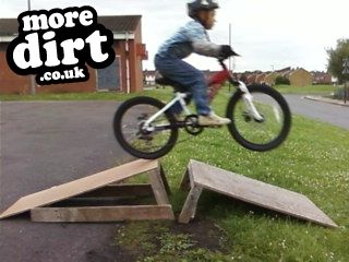 my lad... he really got going on this jump 