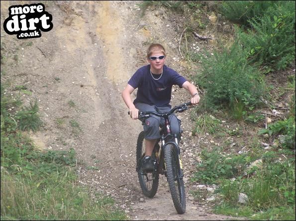 just riding down the drop