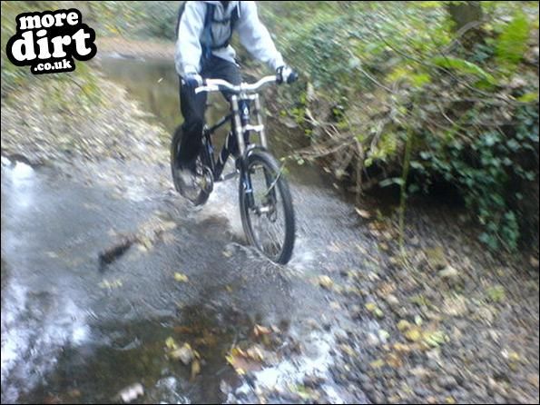 going through river near jumps