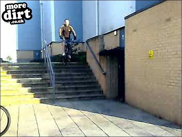 Me jumpin some stairs...

