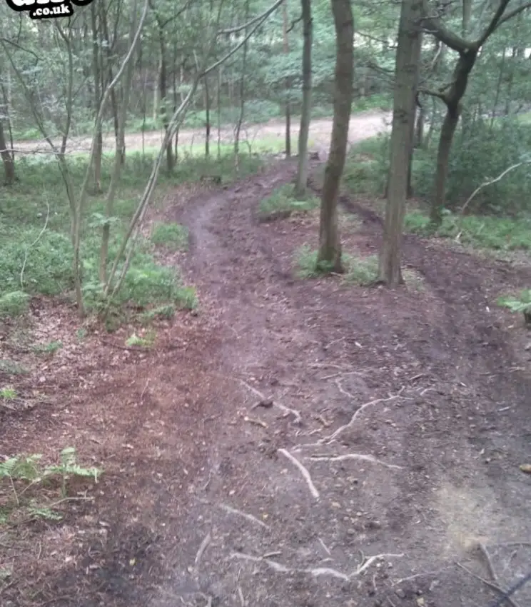 after drop in section much steeper than it looks h