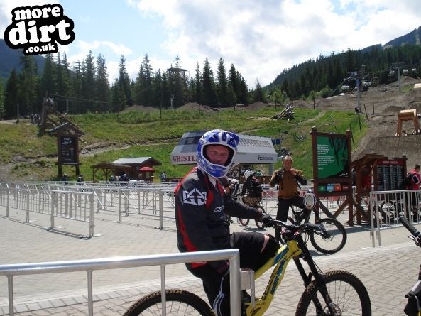 Me at the base of the bonyard in whistler. This pl