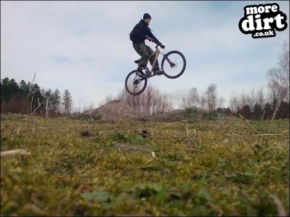 some small dirt jumps