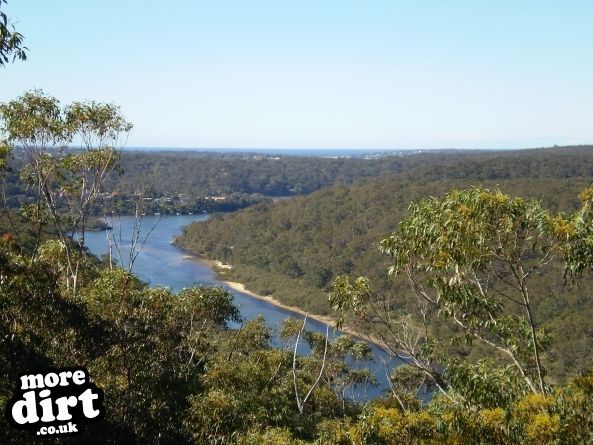 that the pacific ocean in the distance