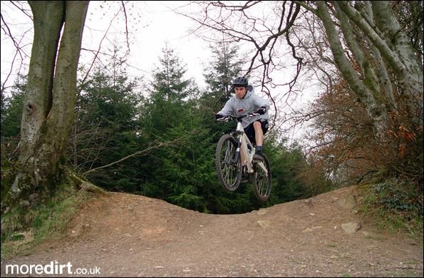 Getting some air coming out of the woods