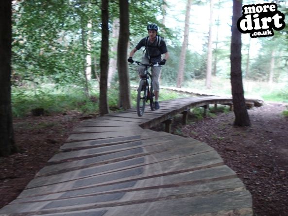 Riding a small northshore style bit at dalby.