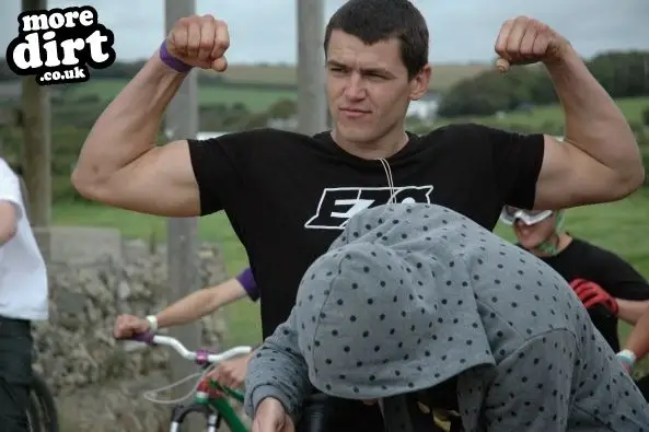 Danny Getting his muscle on!