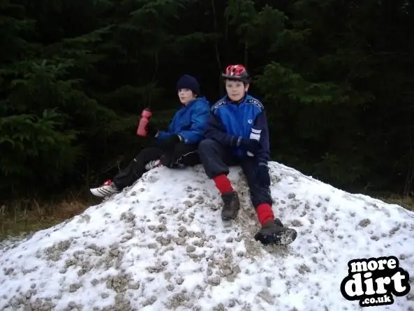 My son Jack and his pal Krissie at the top of the 