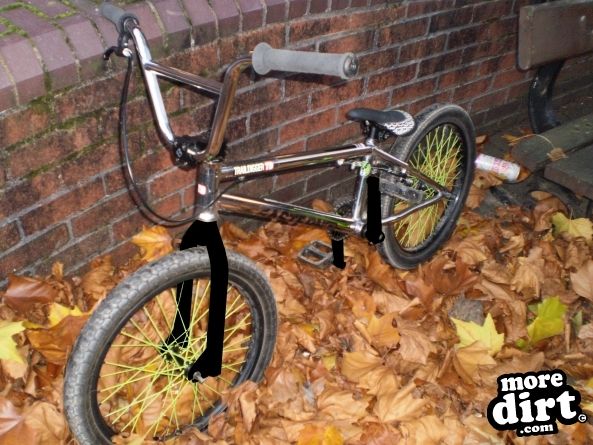 well this is the plan for my bike chrome and black