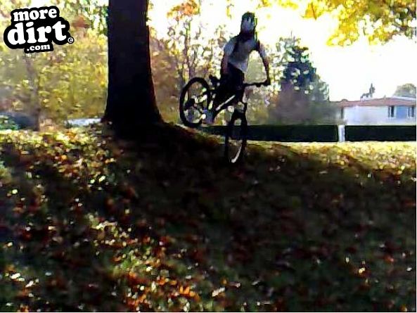 just some muckin bout, whippin of tree roots lol