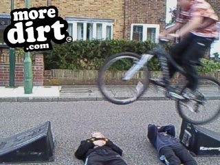 just a small jump over some of my mates