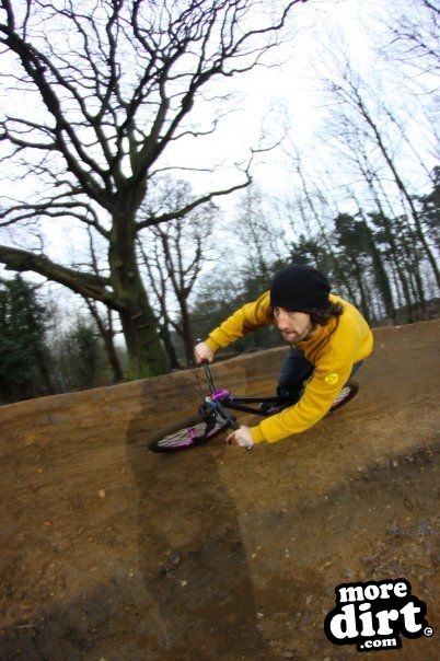 Me resting my bad back! railing berms at Wango's p