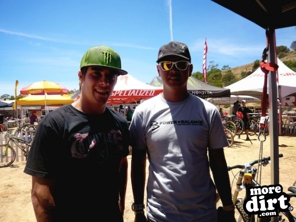 Me and the World cup Champ.... his arm is like 3x 