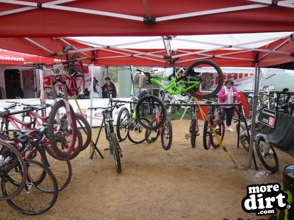 Our tent at the Australian MTB national championsh