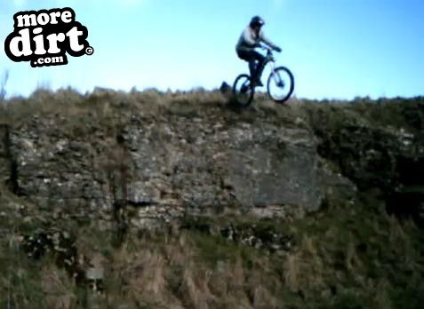 Me droping of a cliff