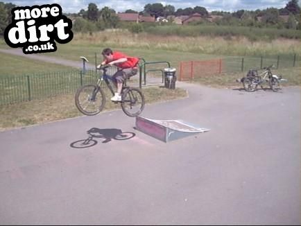 Again messing in a skate park.