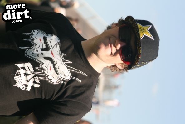 Liam Phillips chilling out at Bike Radar Live 2009