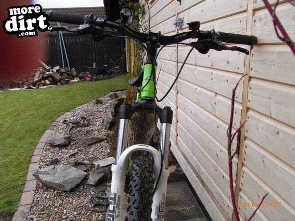 The rock shox Toras on my Genesis