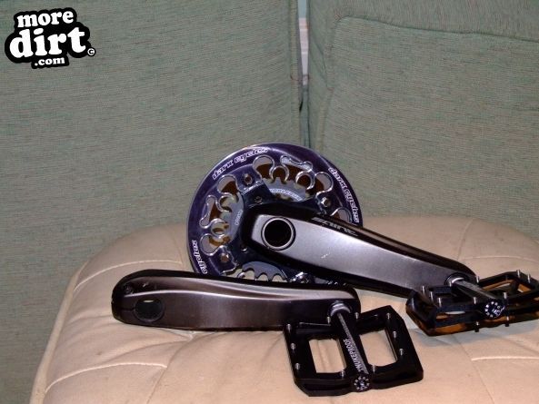 Saint Cranks with Middleburn Chainrings, Dark Cycl