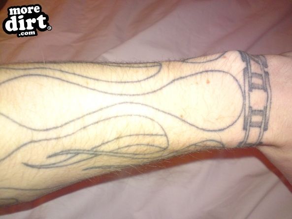 after the second sitting, just the outline and the